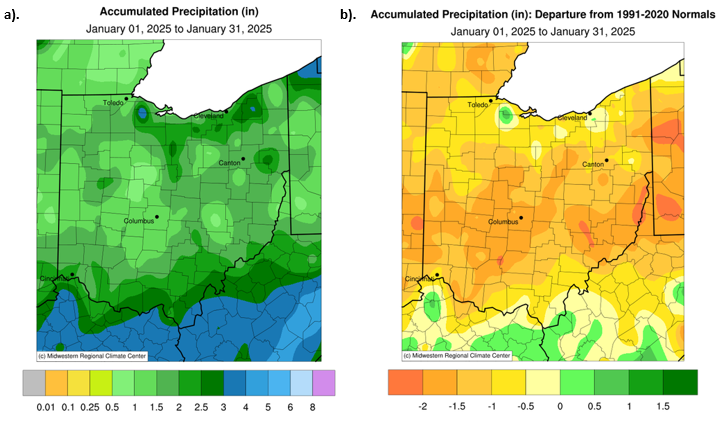 Map of county precipitation rankings.