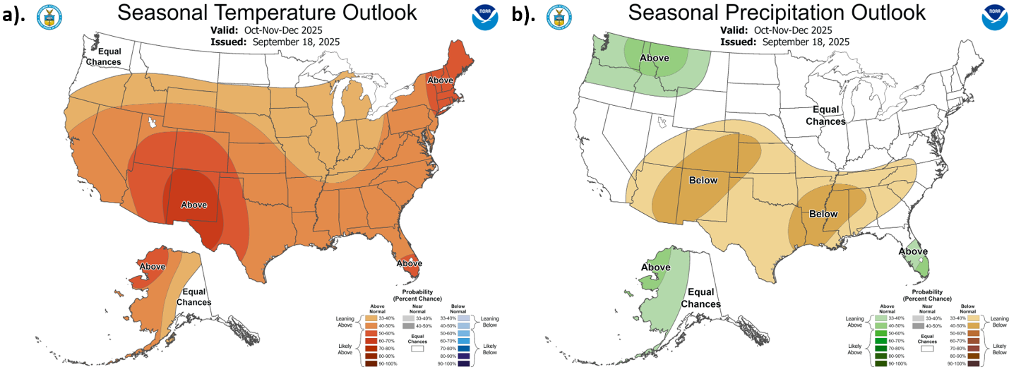 Maps of cpc seasonal outlooks