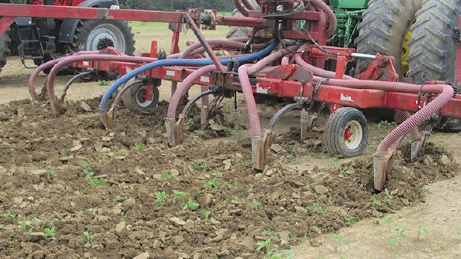 Farm Field and Machinery. Incorporating liquid manure via injection. Photo by OSU Extension.
