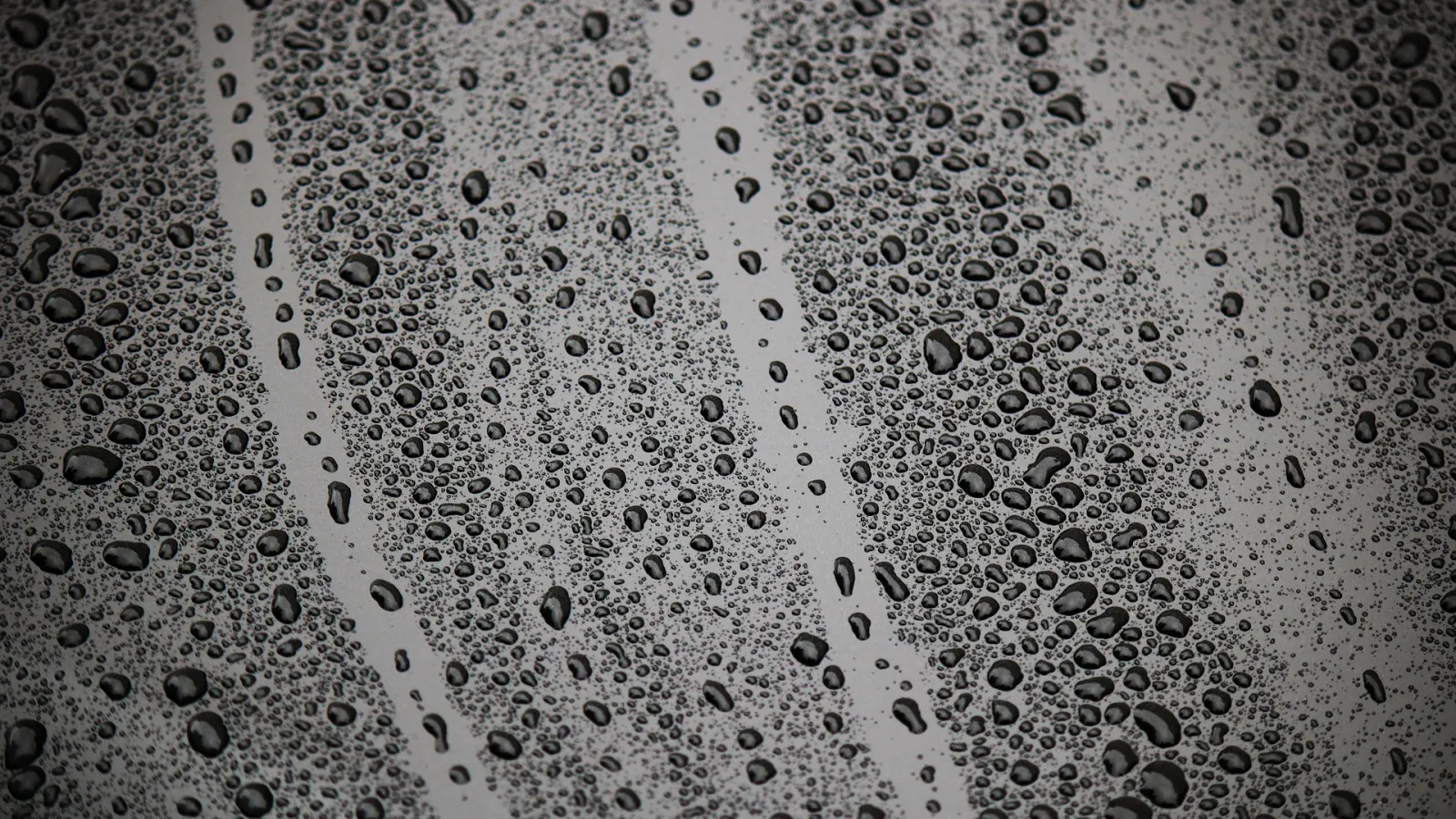 Stock image of rain on windshield