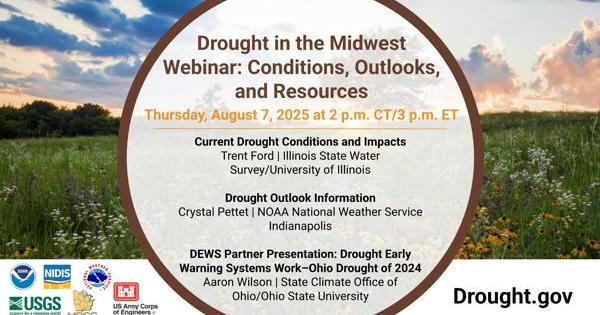 Drought in the Midwest Webinar: Conditions Outlooks and Resources