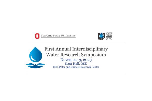 Logo First Annual Interdisciplinary Water Research Symposium November 3, 2023 Scott Hall, OSU Byrd Polar and Climate Research Centerr