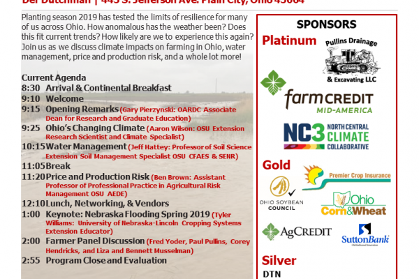 Climate Smart list of speakers and sponsors